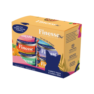 Finesse Canned Food Plus Variety Set Pure Healthiness (6 cans) Finesse Canned Food Plus Variety Set Pure Healthiness (6 cans)